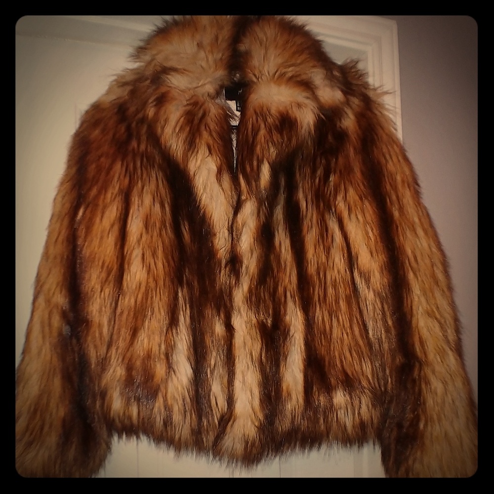 H&M Faux Fur Coat